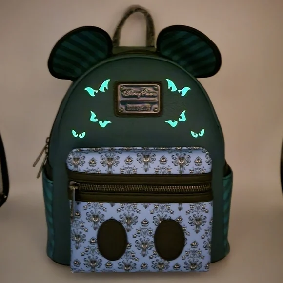Loungefly Haunted Mansion Mickey Mouse: The Main Attraction Backpack, NWT EXCLUSIVE DROP: Loungefly Disney Parks Mickey Mouse The Main  main image 4